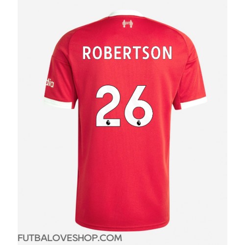 Dres Liverpool Andrew Robertson #26 Domáci 2025-26 Krátky Rukáv